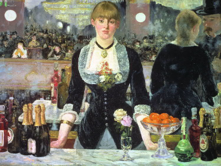 Manet, Bar alle Folies-Bergre, Londra, Courtauld Institute Galleries